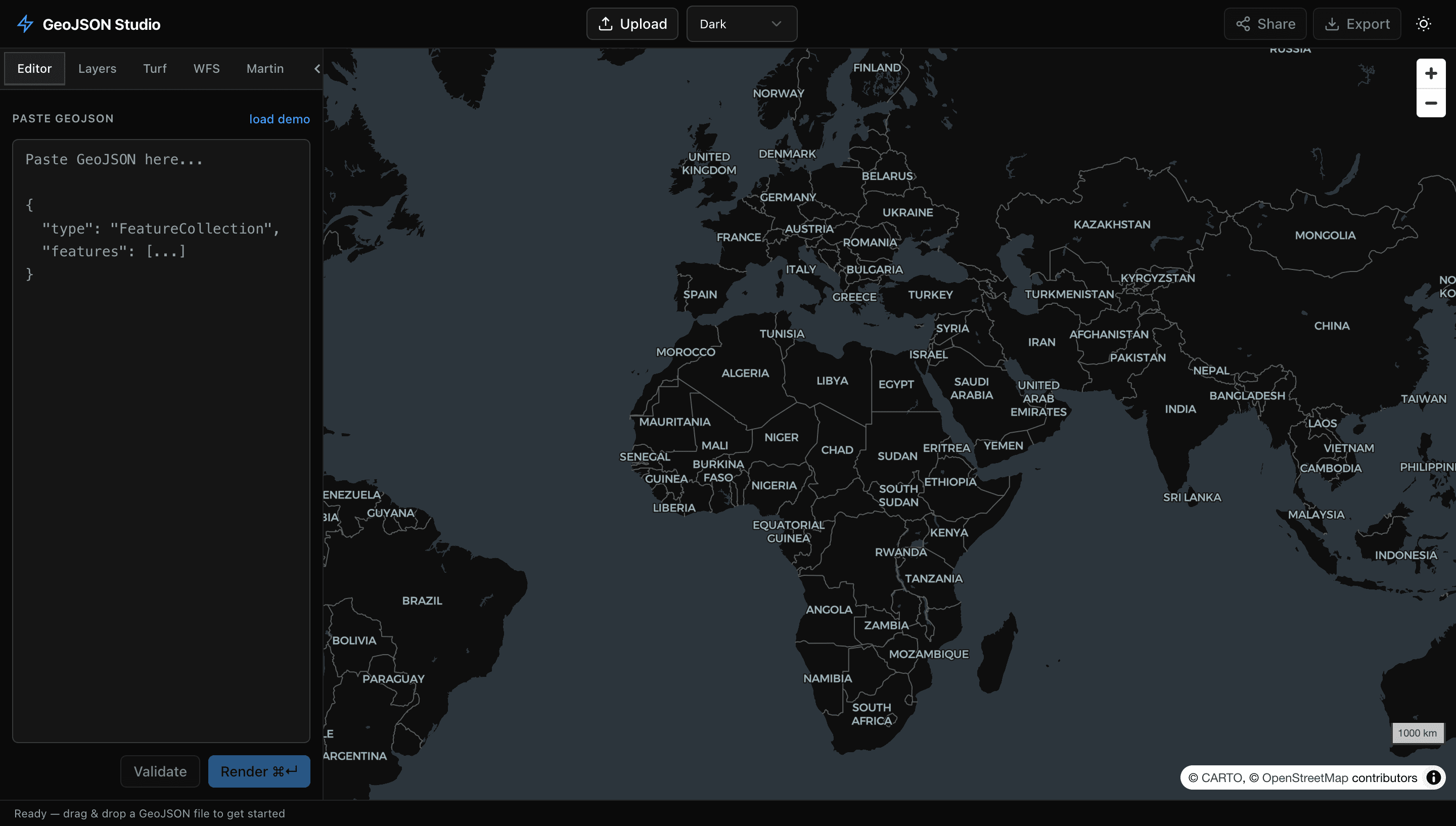 GeoJSON Studio screenshot