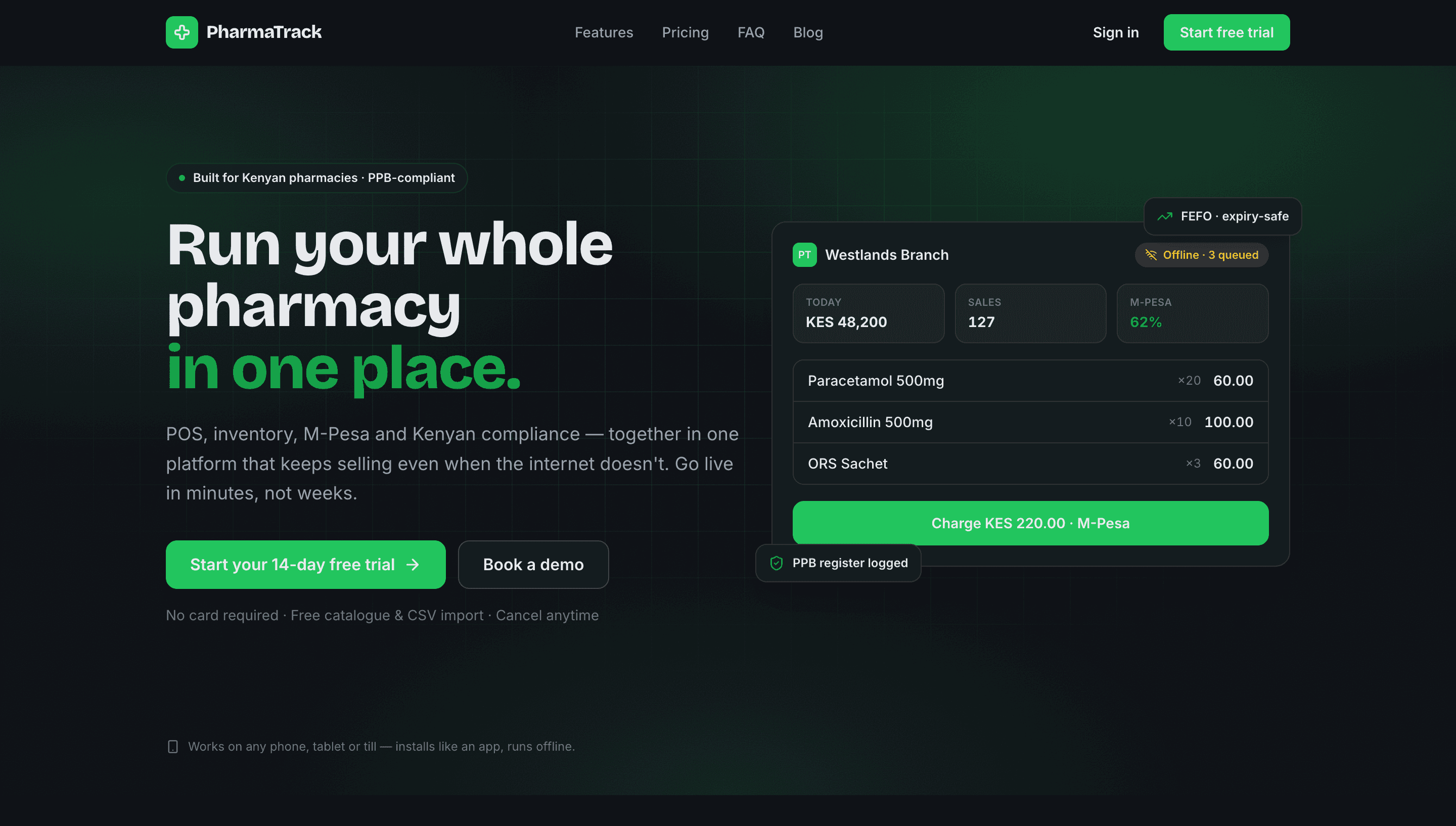 PharmaTrack screenshot